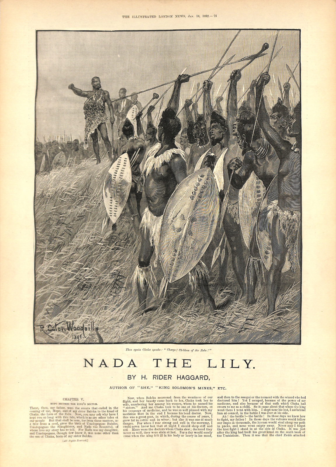 Then again Chaka speaks: "Charge! Children of the Zulu!"