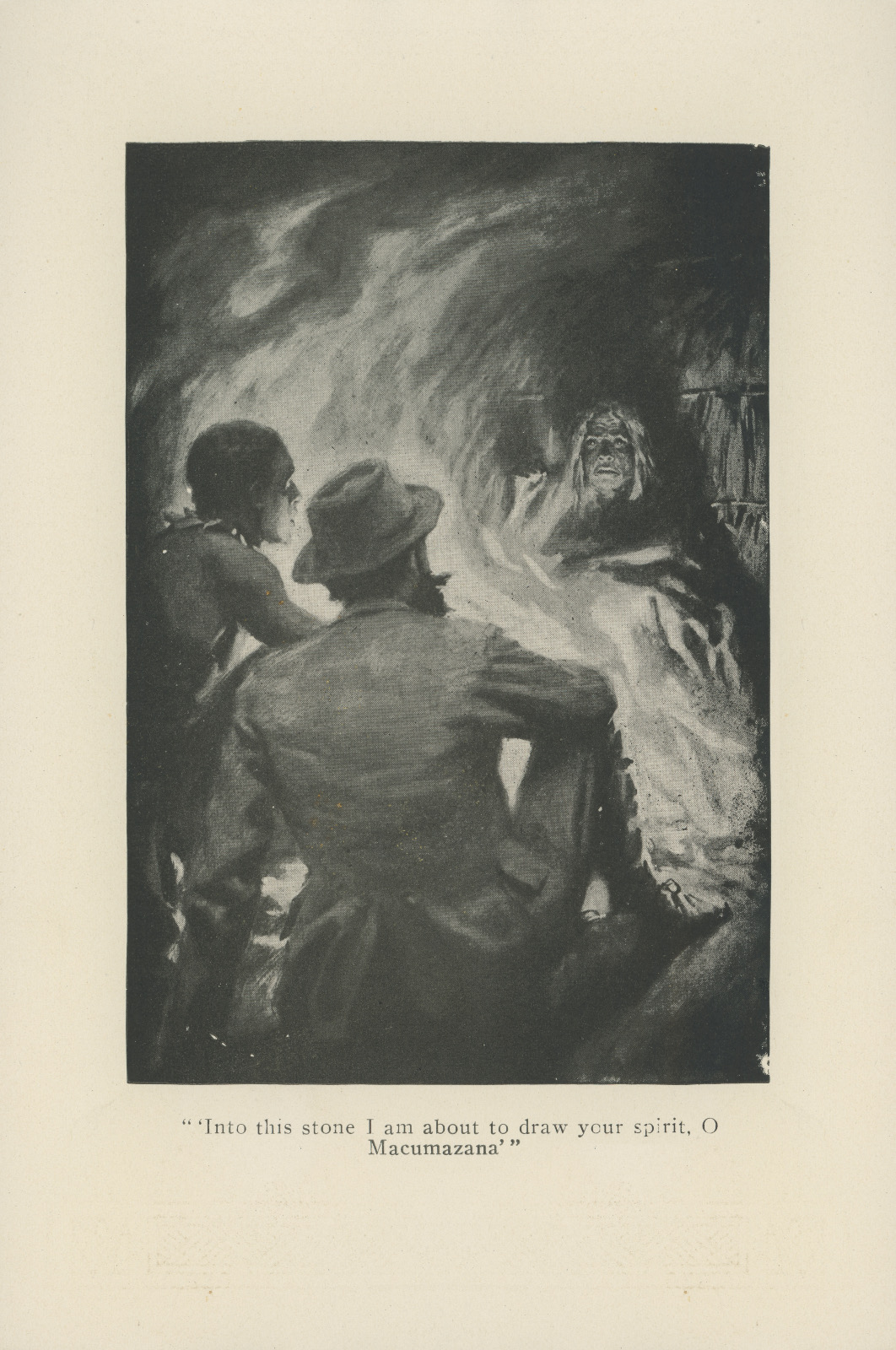 'Into this stone I am about to draw your spirit, O Macumazana' Intothismckinlayfrontispiece