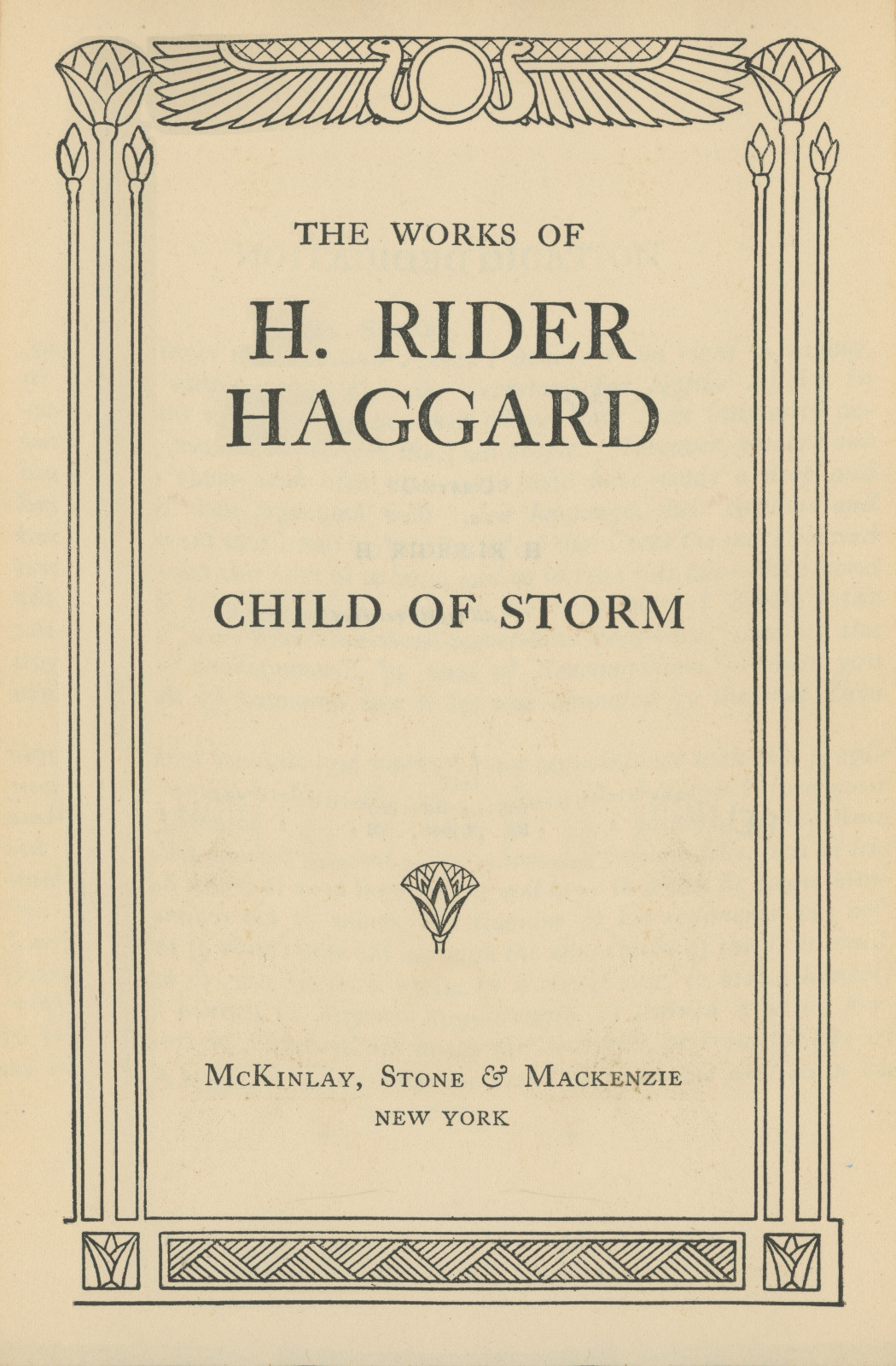 The Works of H. Rider Haggard
