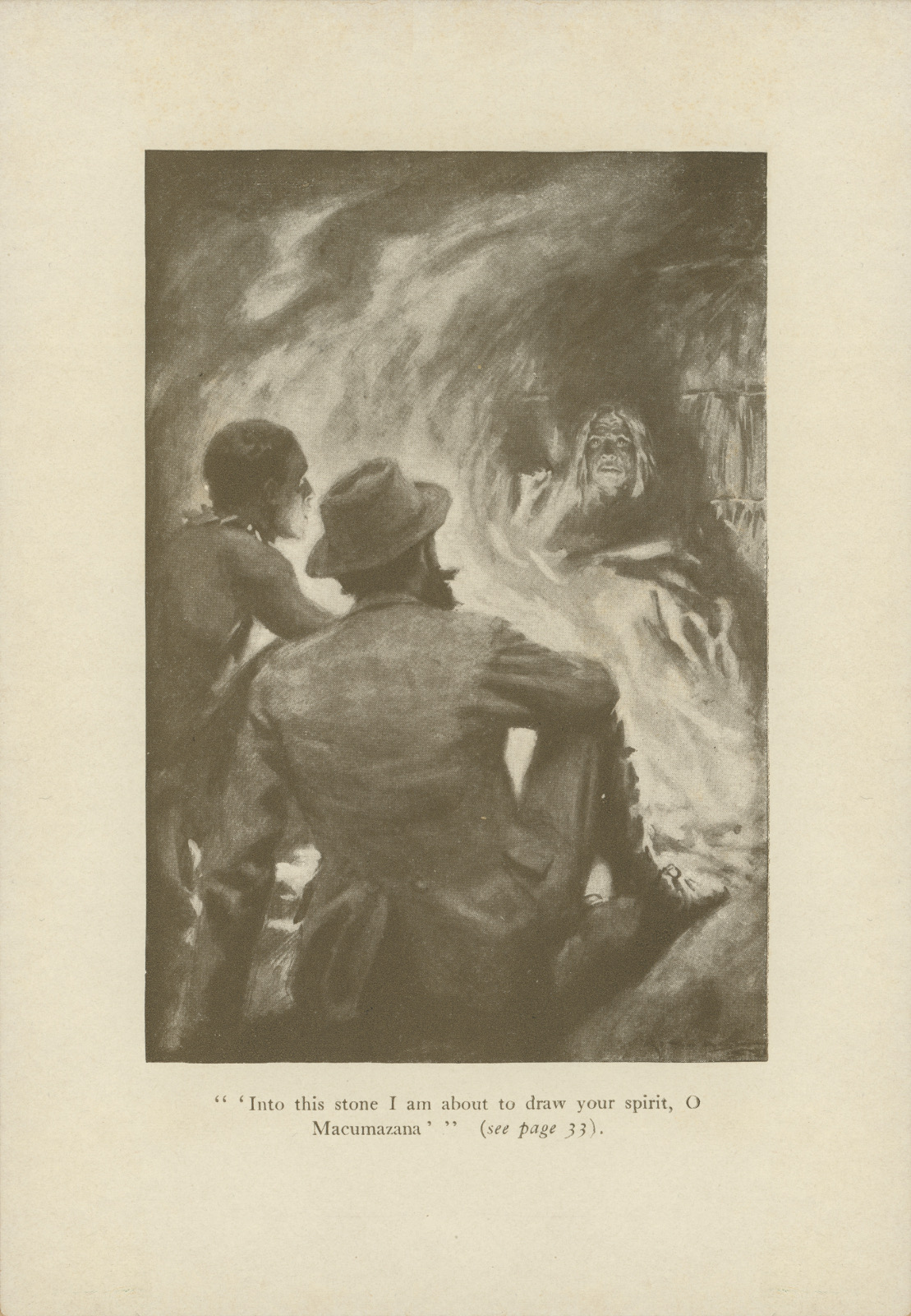 Into this stone I am about to draw your spirit, O Macumazana Intothischildny33