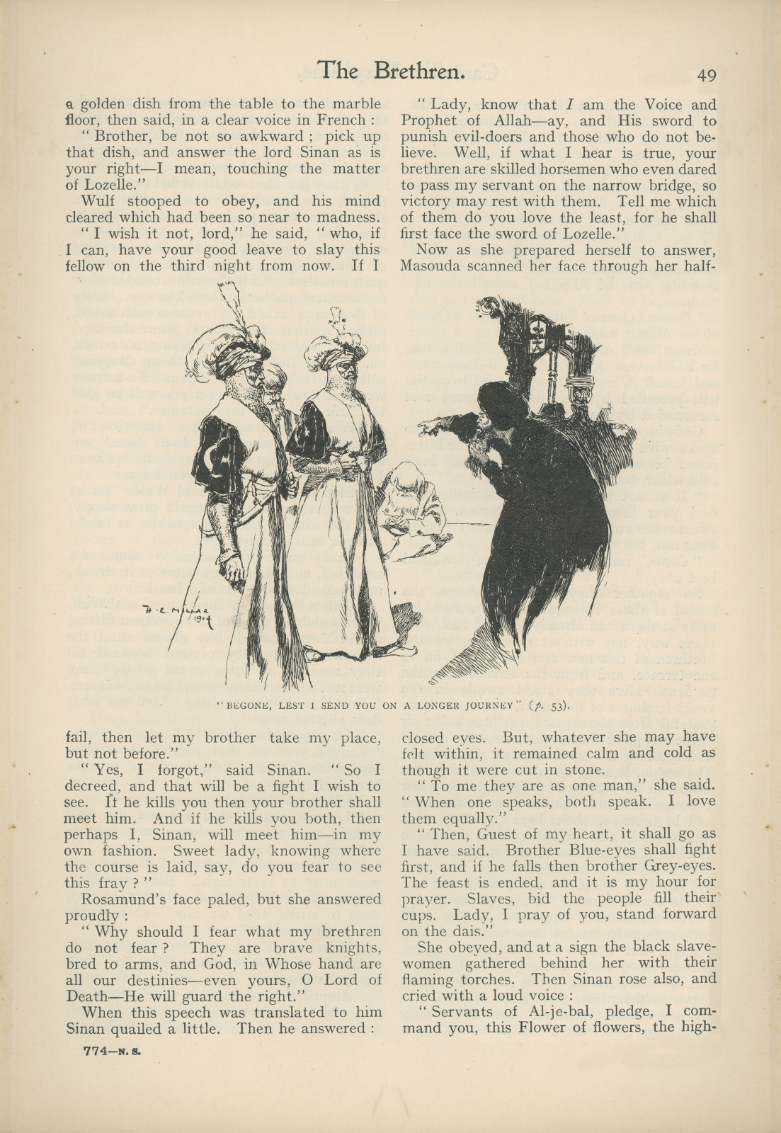 Begone, lest I send you on a longer journey Begonelestcassellsmagazine49
