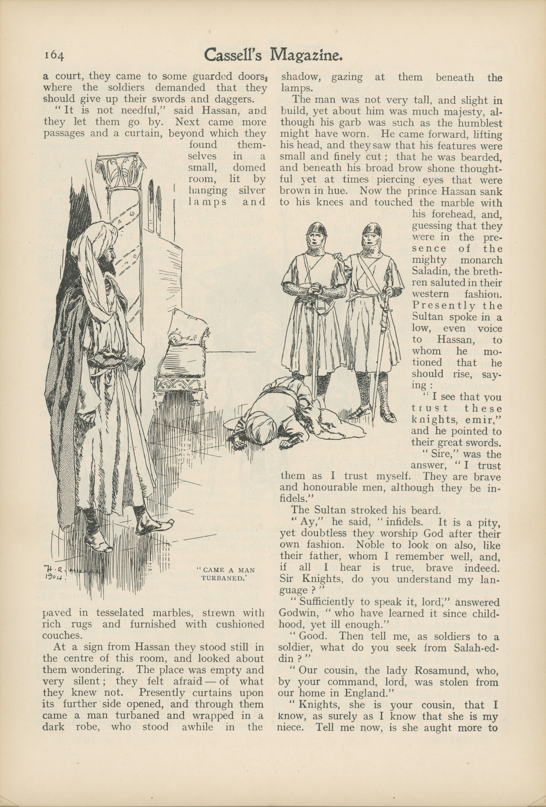 Came a man, turbaned Cameacassellsmagazine164