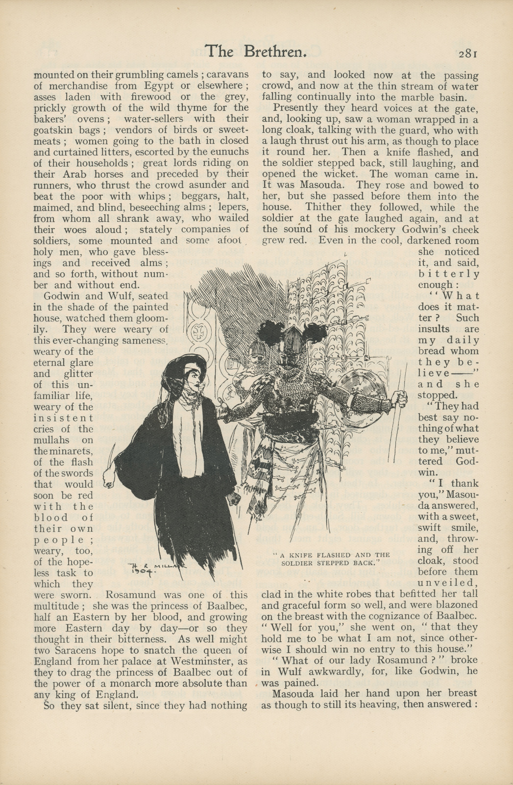 A knife flashed and the soldier stepped back Aknifecassellsmagazine281