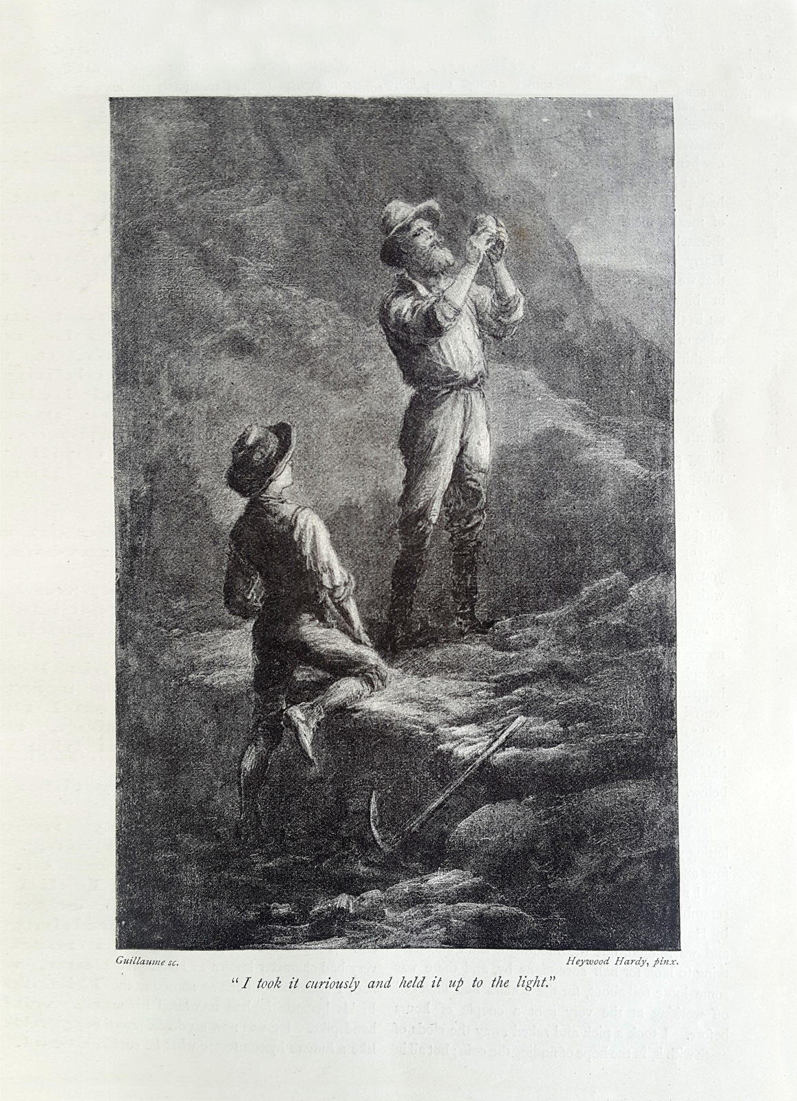 I took it curiously and held it up to the light