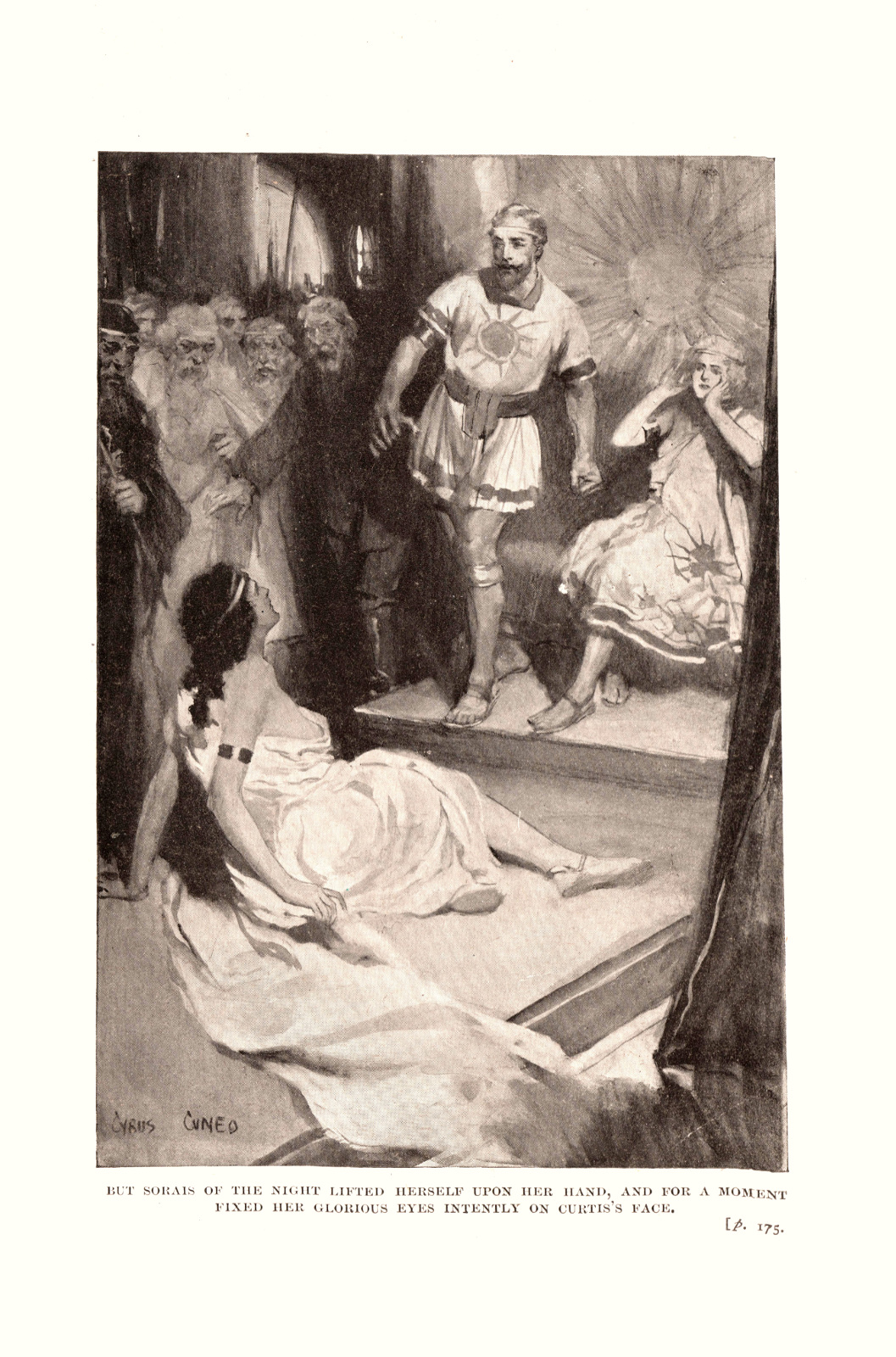 But Sorais of the night lifted herself upon her hand, and for a moment fixed her glorious eyes intently on Curtis's face Butsoraisaqnewnes175