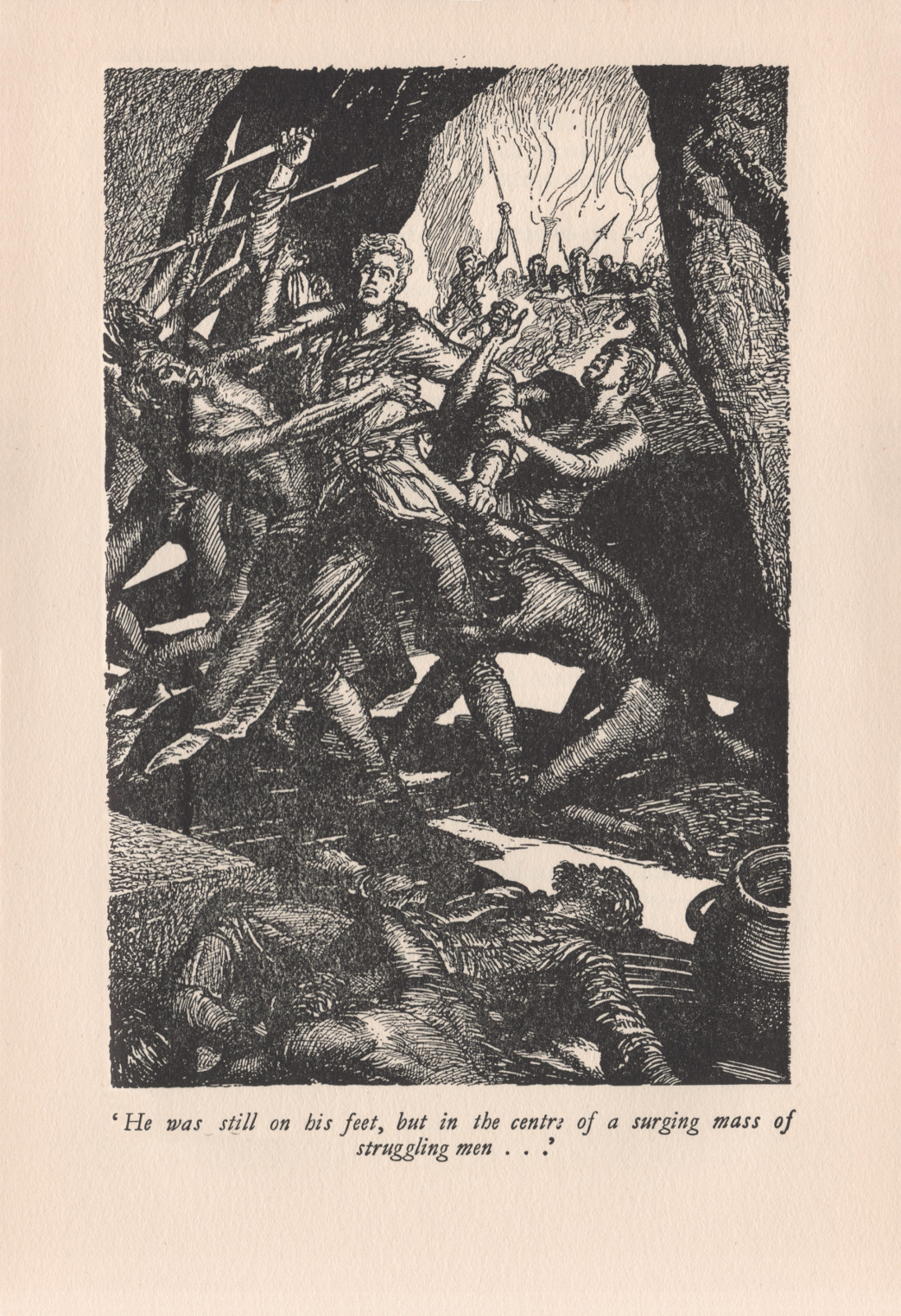 He was still on his feet, but in the centre of a surging mass of struggling men Hewasmacdonald122