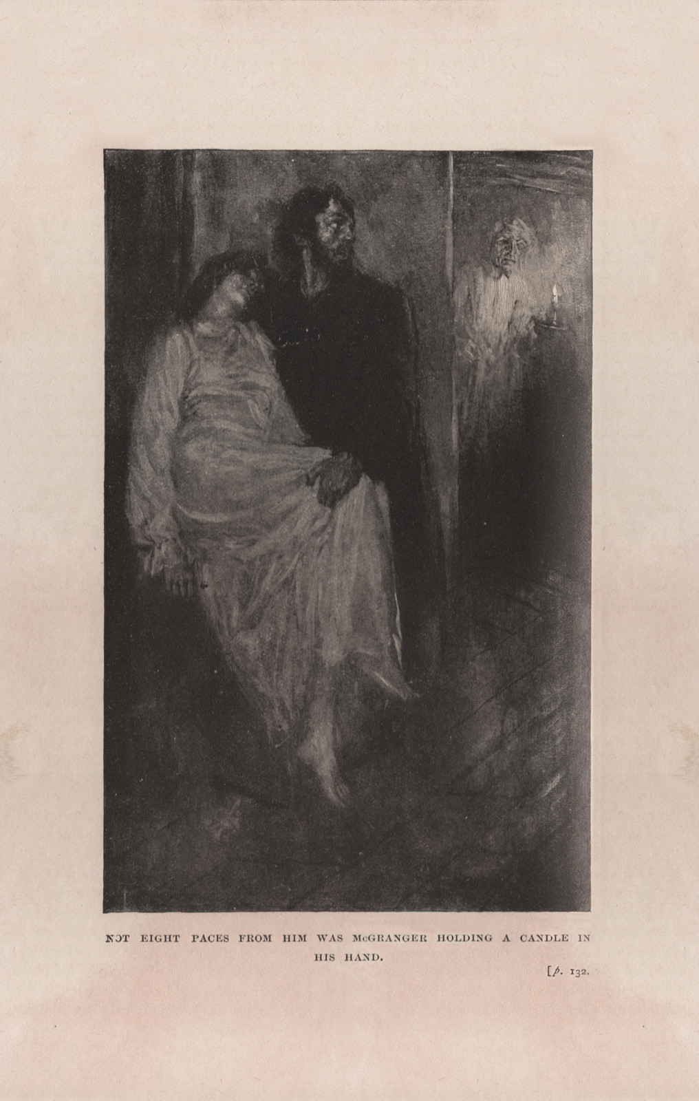 Not eight paces from him was McGranger holding a candle in his hand