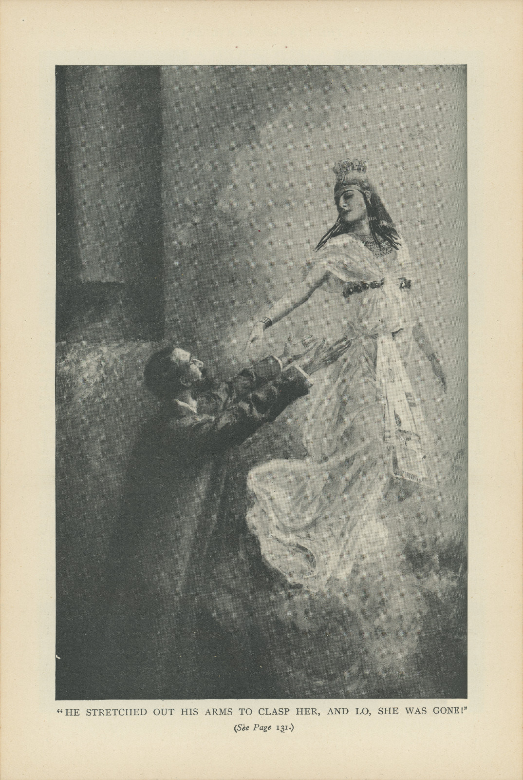 He stretched out his arms to clasp her, and lo, she was gone! Hestretchedstrand122