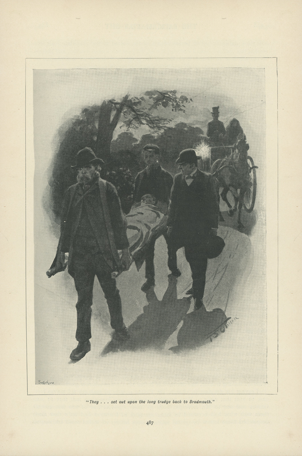 They... set out upon the long trudge back to Bradmouth