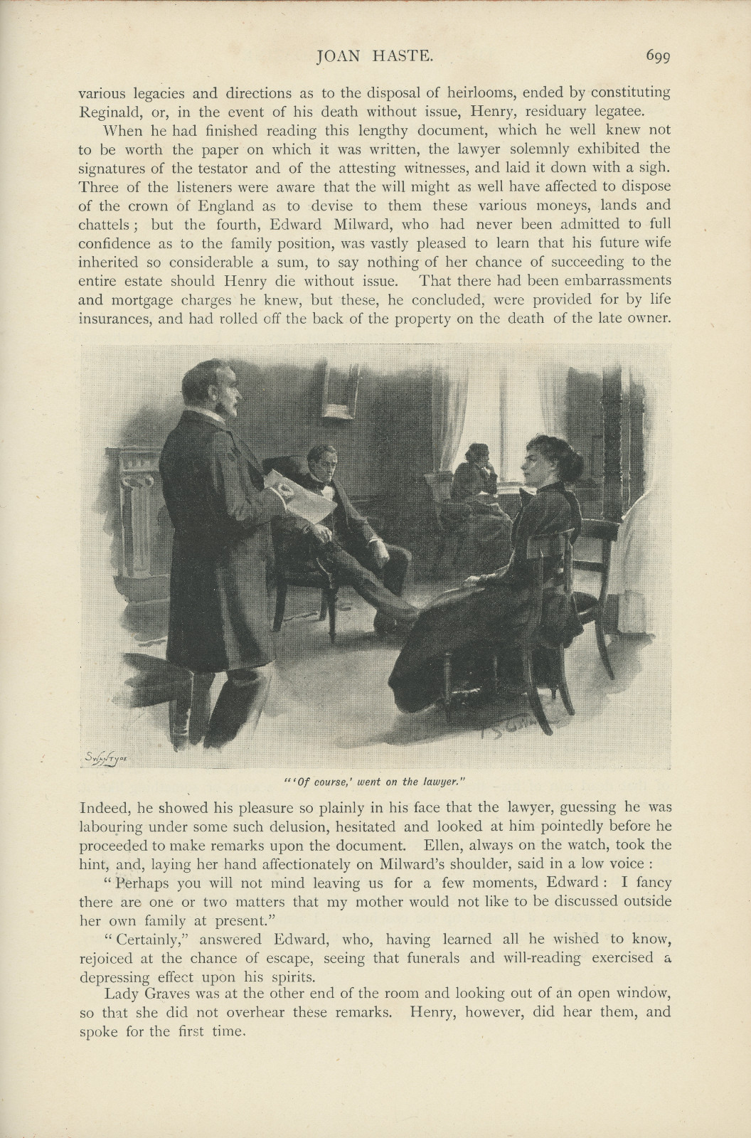 'Of course,' went on the lawyer