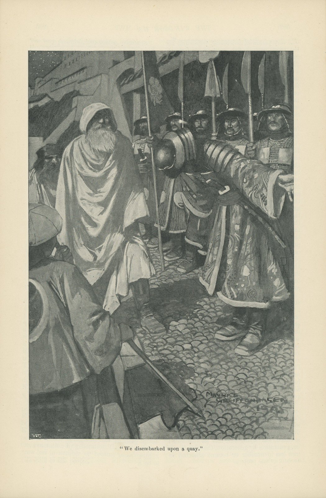 We disembarked upon a quay