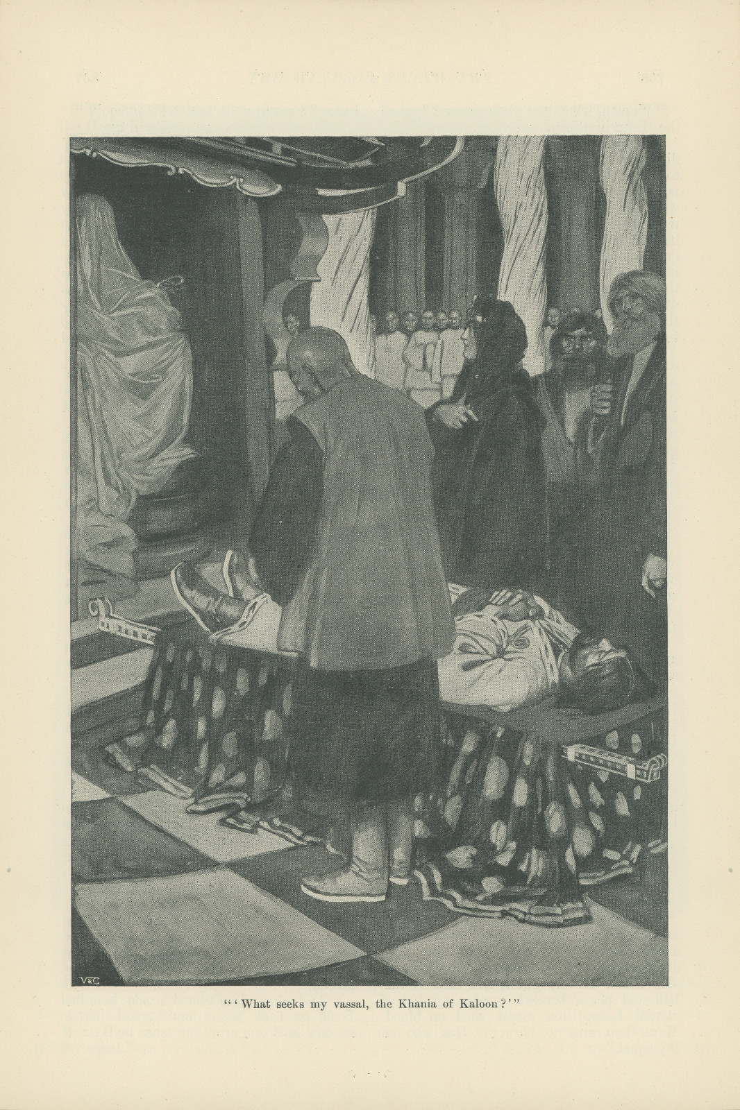 'What seeks my vassal, the Khania of Kaloon?'