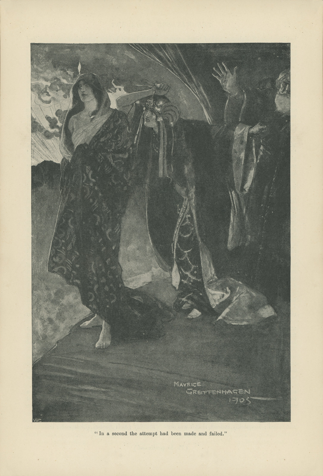 In a second the attempt had been made and failed