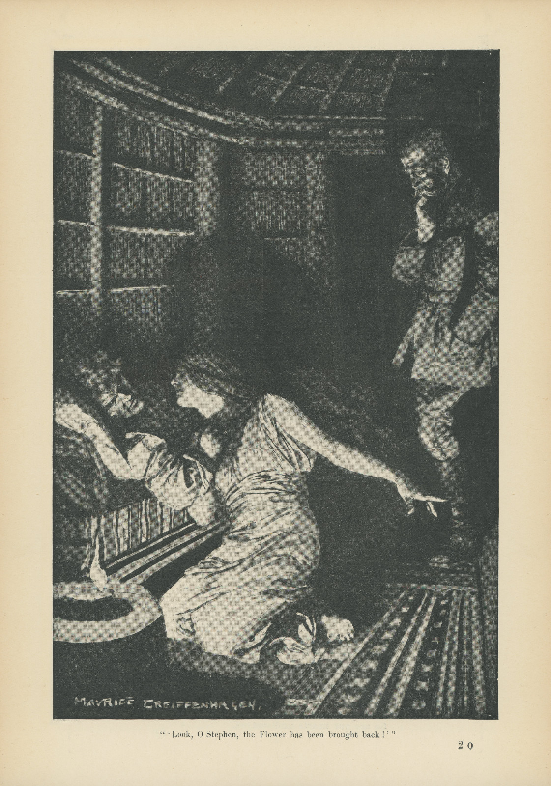 'Look, O Stephen, the flower has been brought back!'