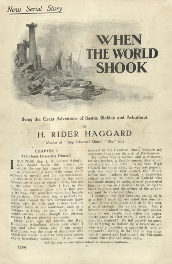 When the World Shook