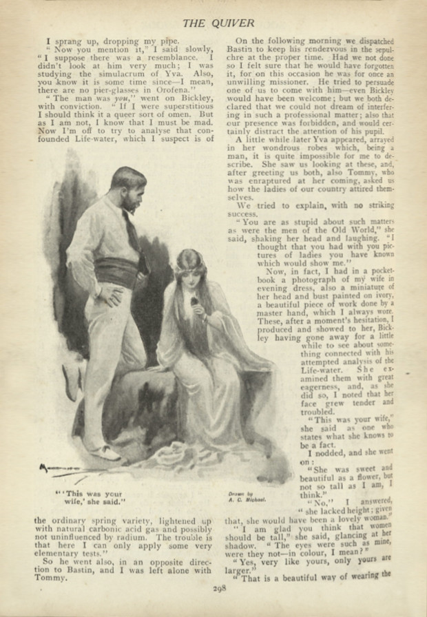 'This was your wife,' she said