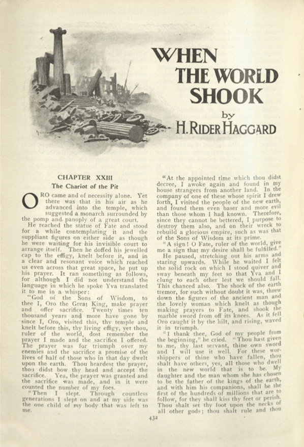 When the World Shook