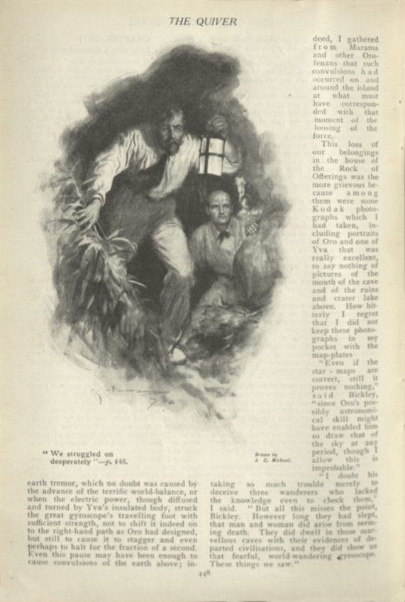 We struggled on desperately