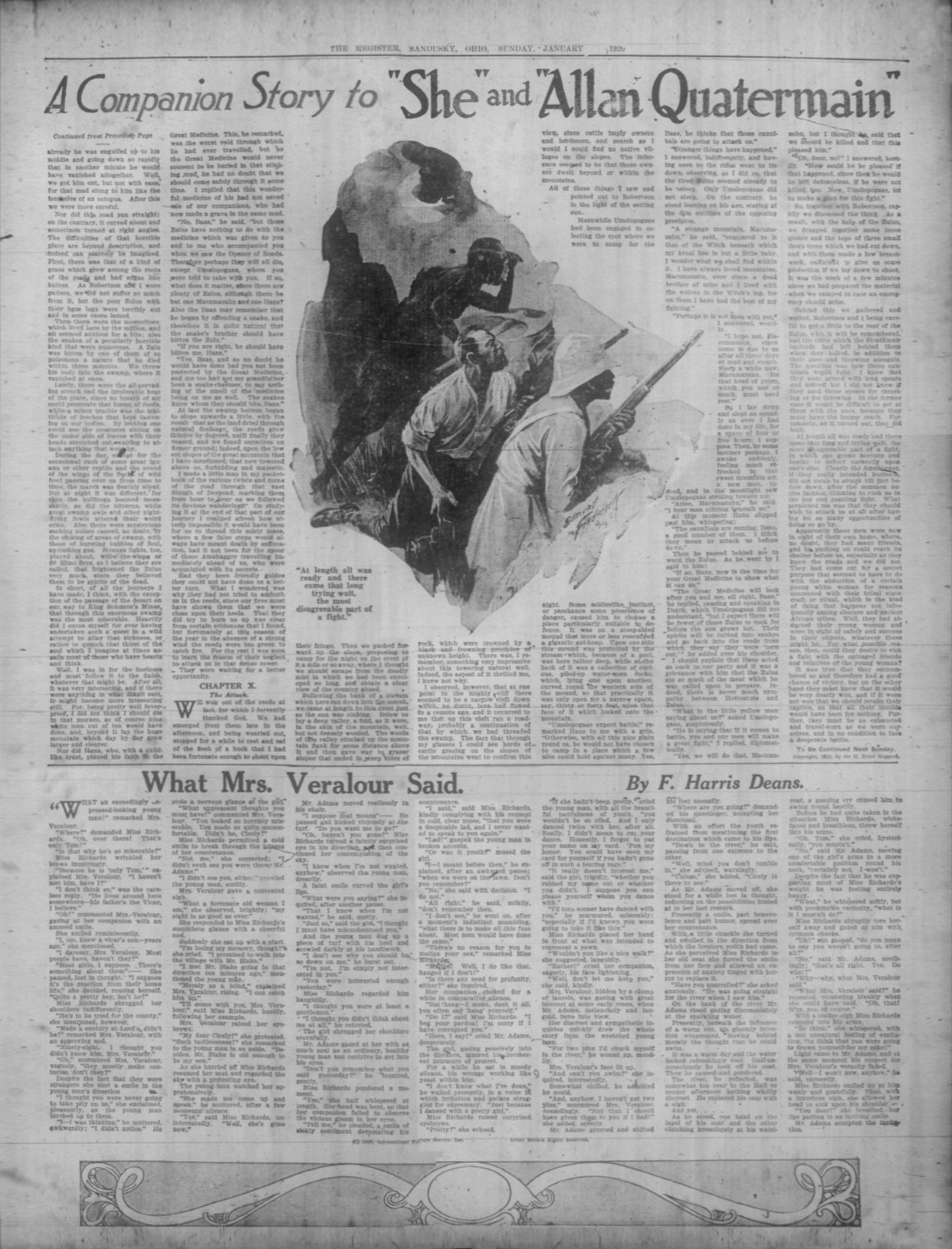At length all was ready and there came that long trying wait, the wait, the most disagreeable part of a fight Atlength18jan1920