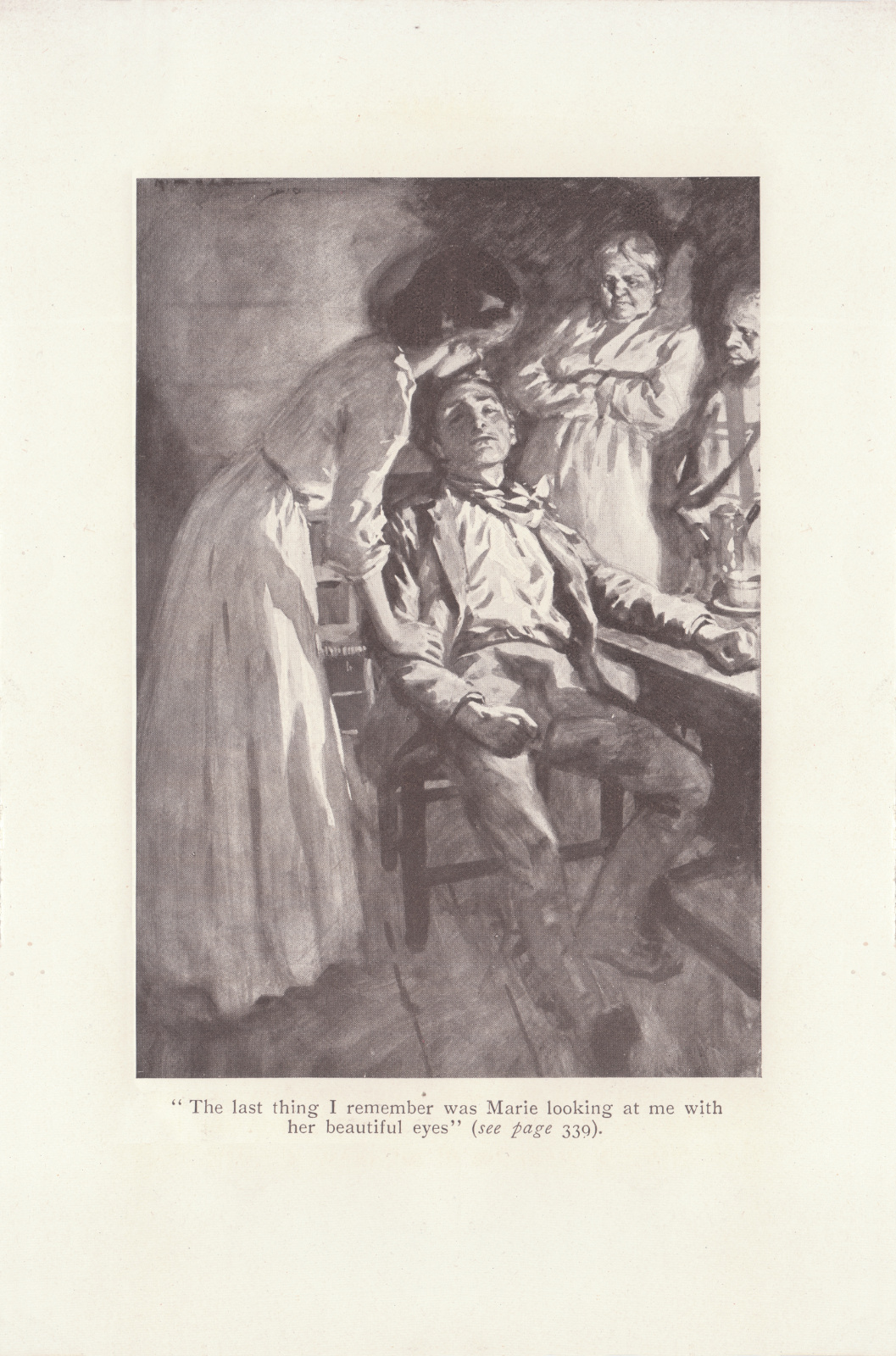 The last thing I remember was Marie looking at me with her beautiful eyes