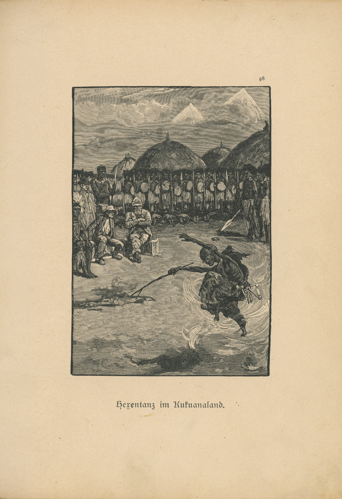 Herentanz im Kukuanaland Herentanzimdiamantminenvonafrika98