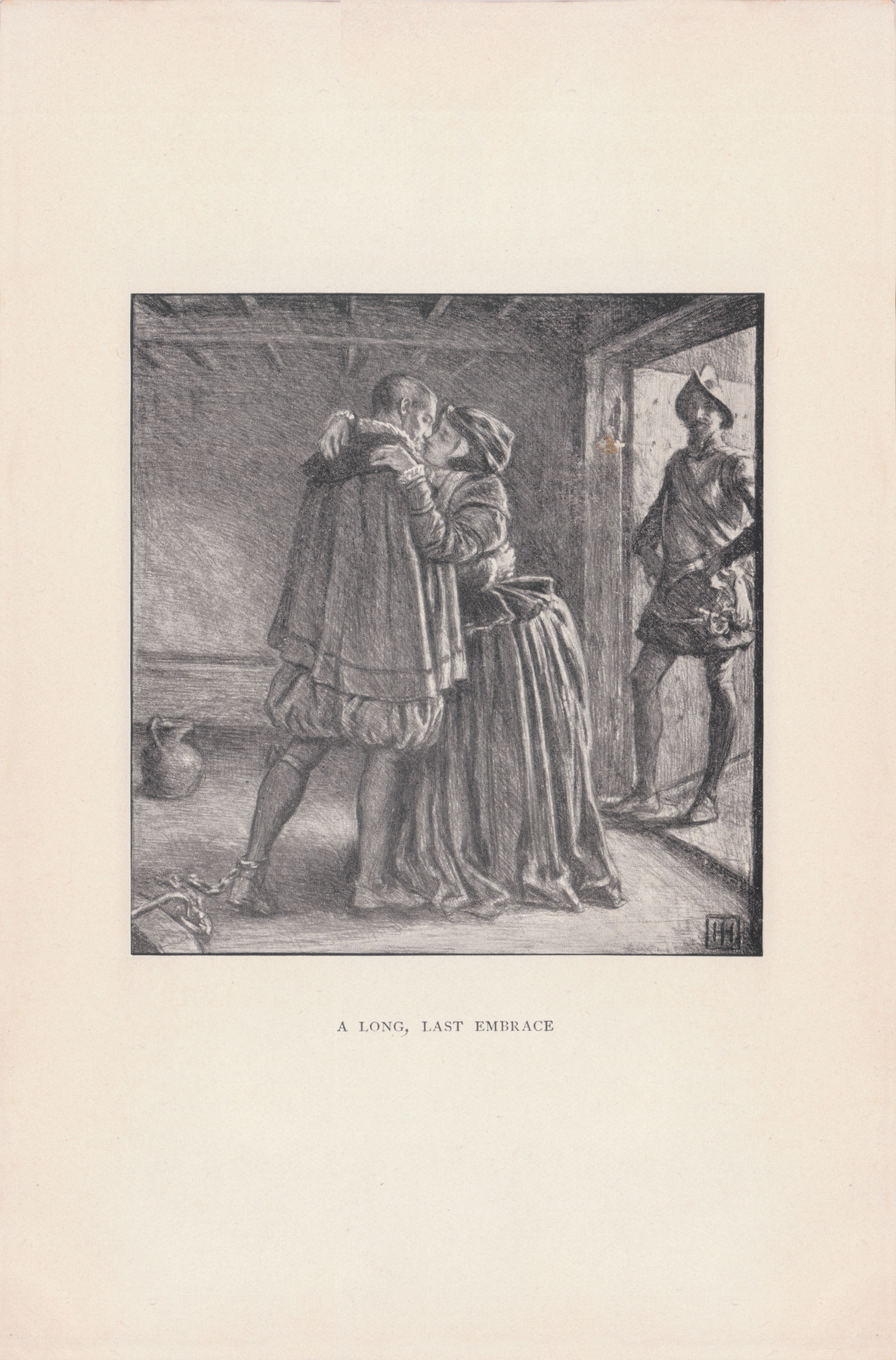 A long, last embrace.