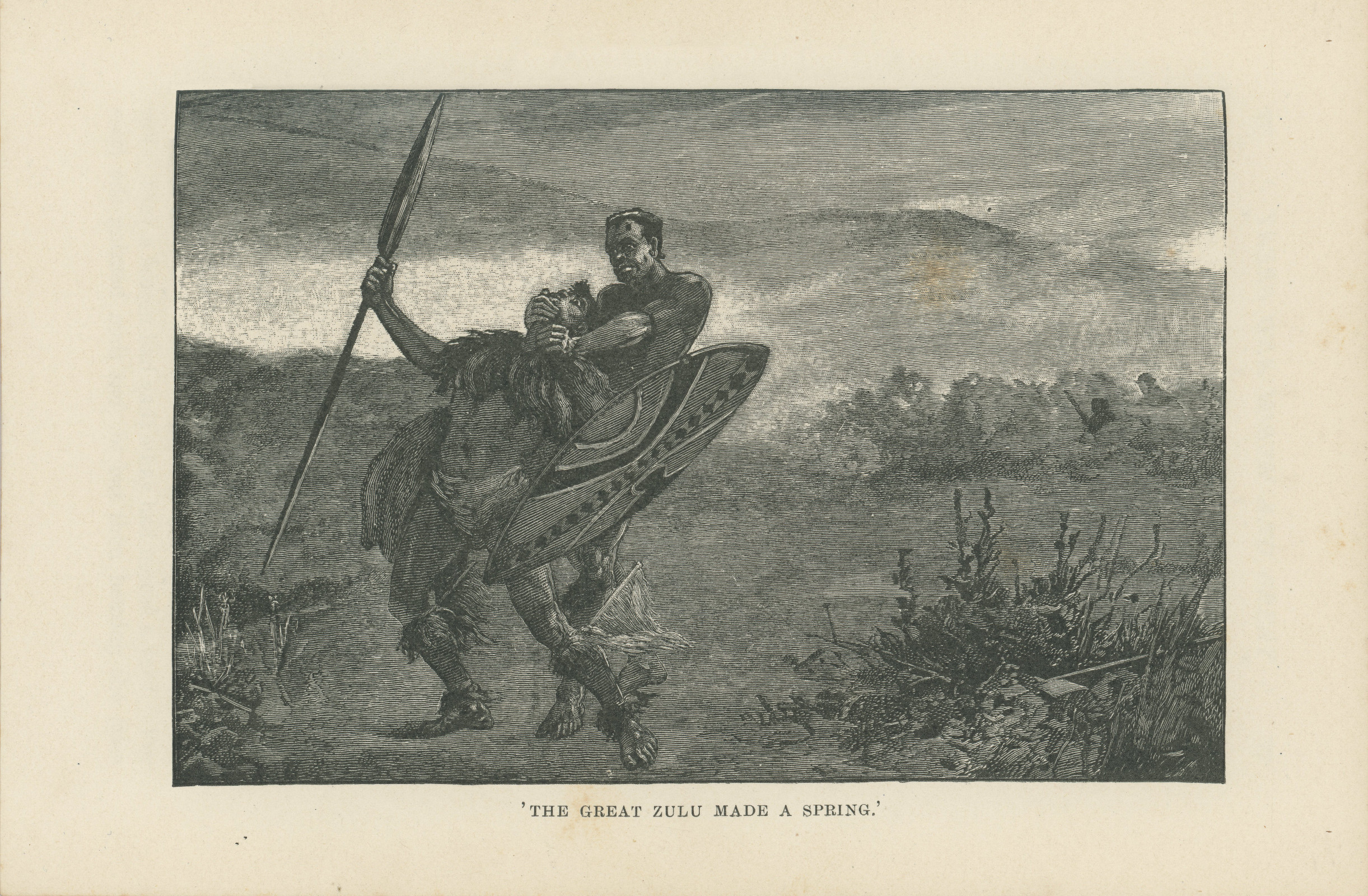 The great zulu made a spring