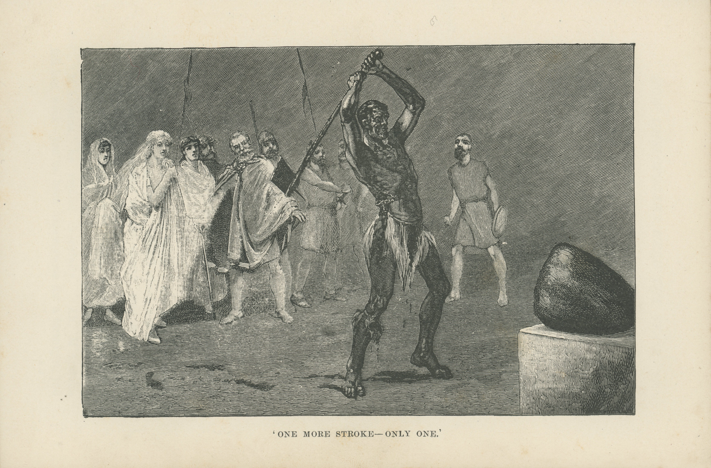 'One more stroke— only one'