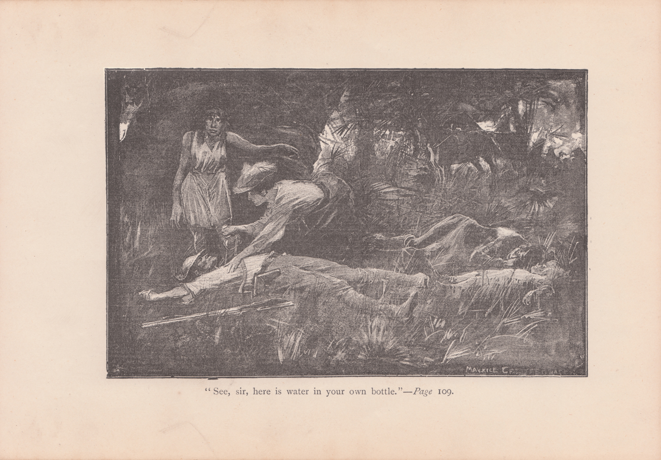 'See, sir, here is water in your own bottle'