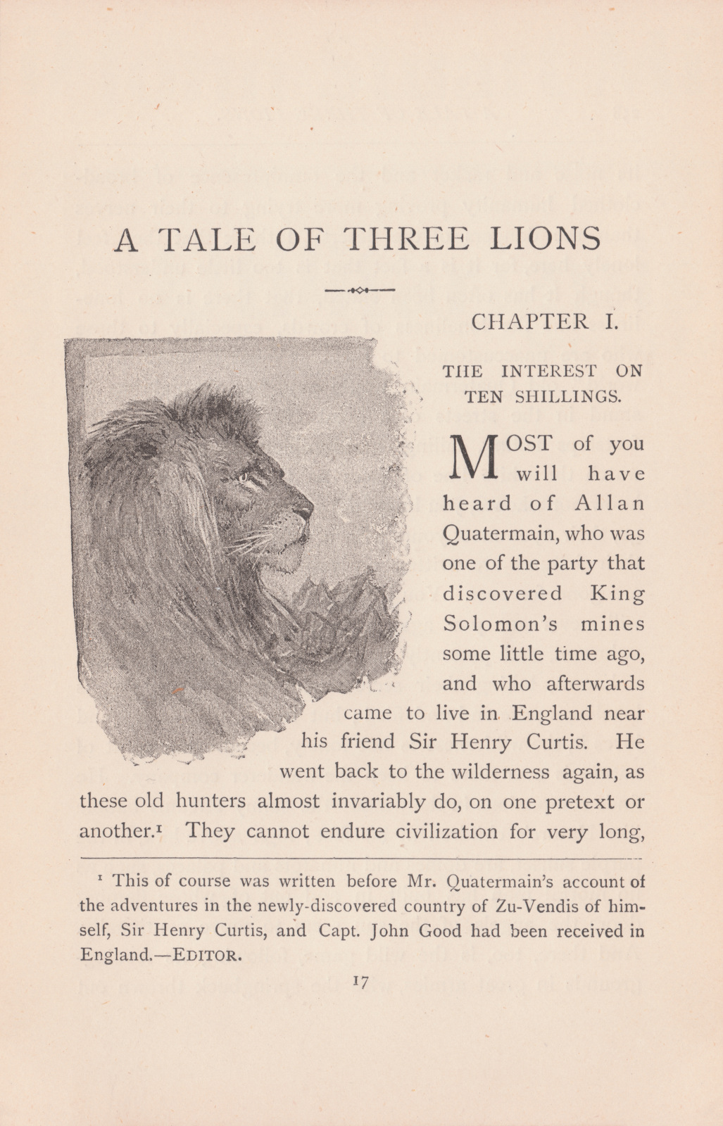 A Tale of Three Lions