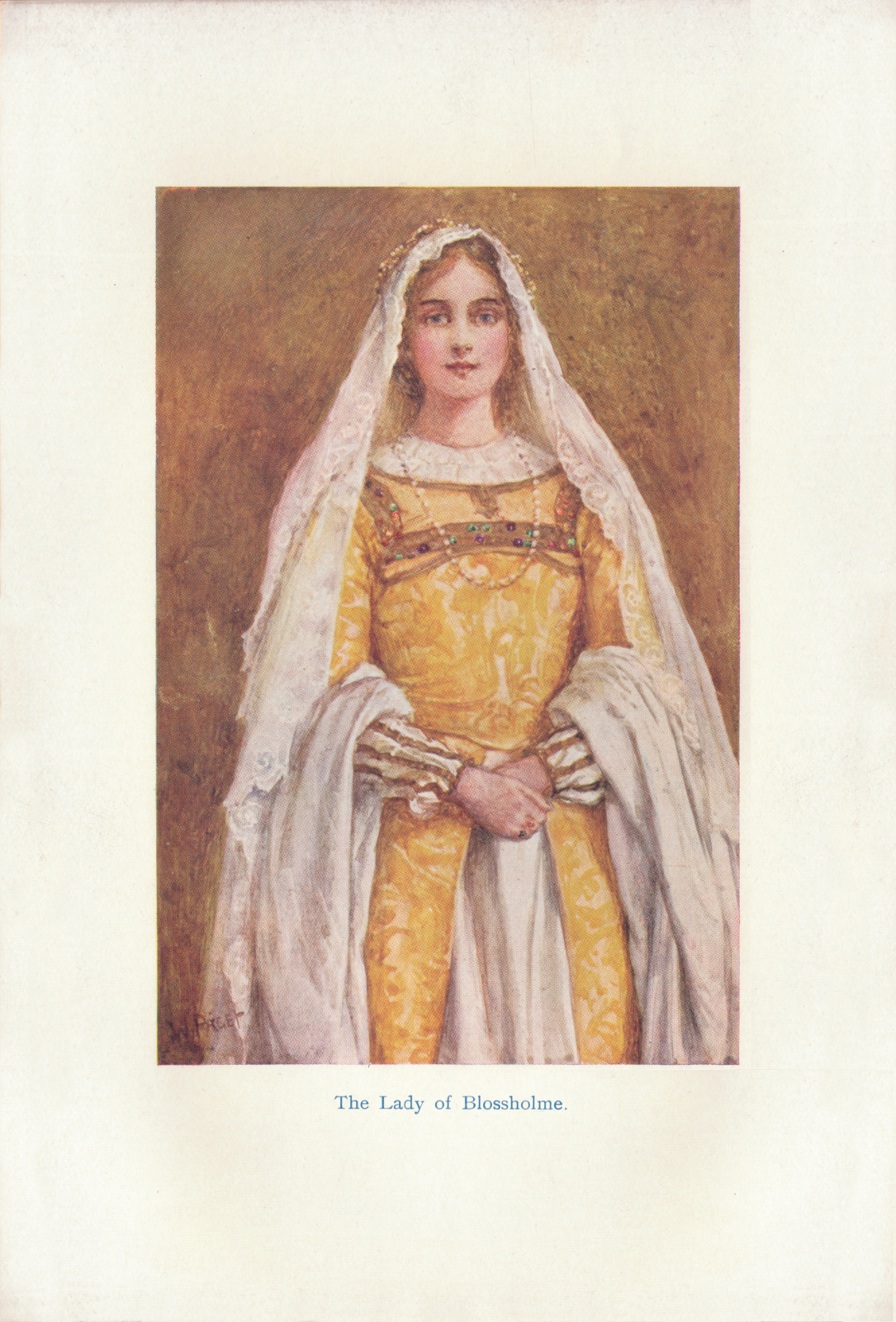 The Lady of Blossholme. Theladyfrontispiece