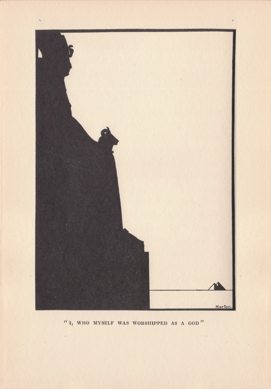 I, who myself was worshipped as a god