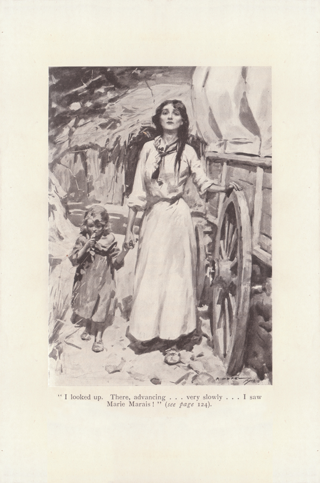I looked up. There advancing... very slowly... I saw Marie Marais! Ilooked124