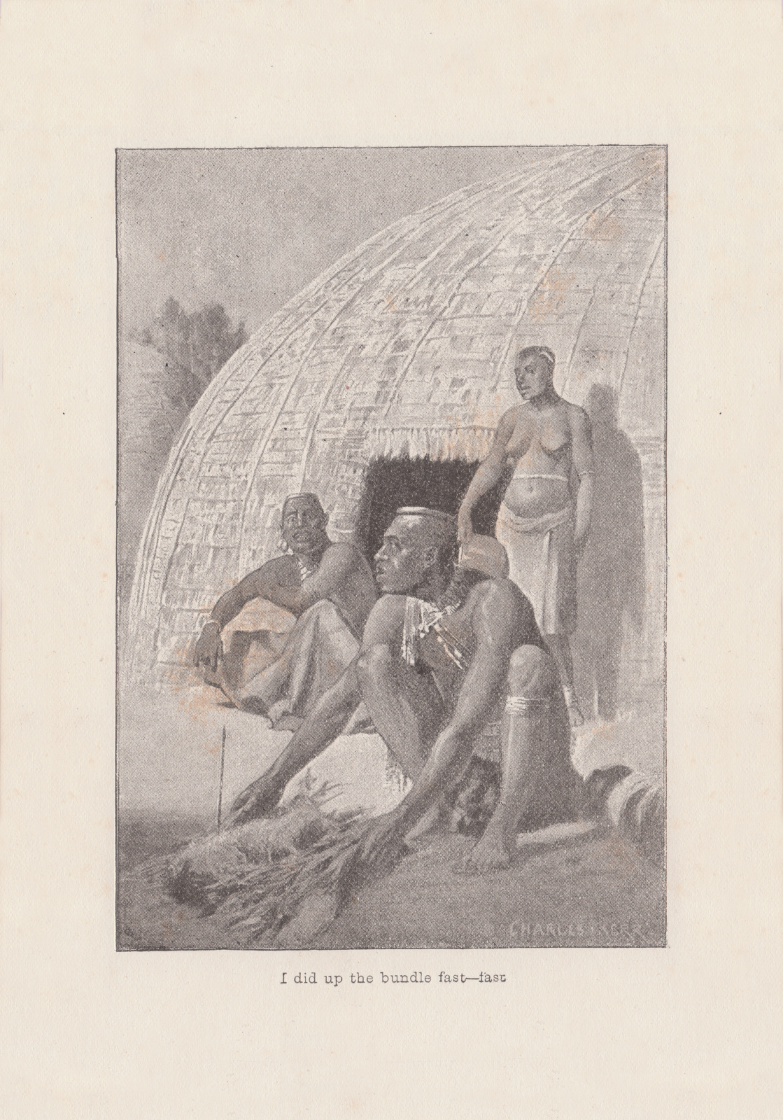 I did up the bundle fast— fast