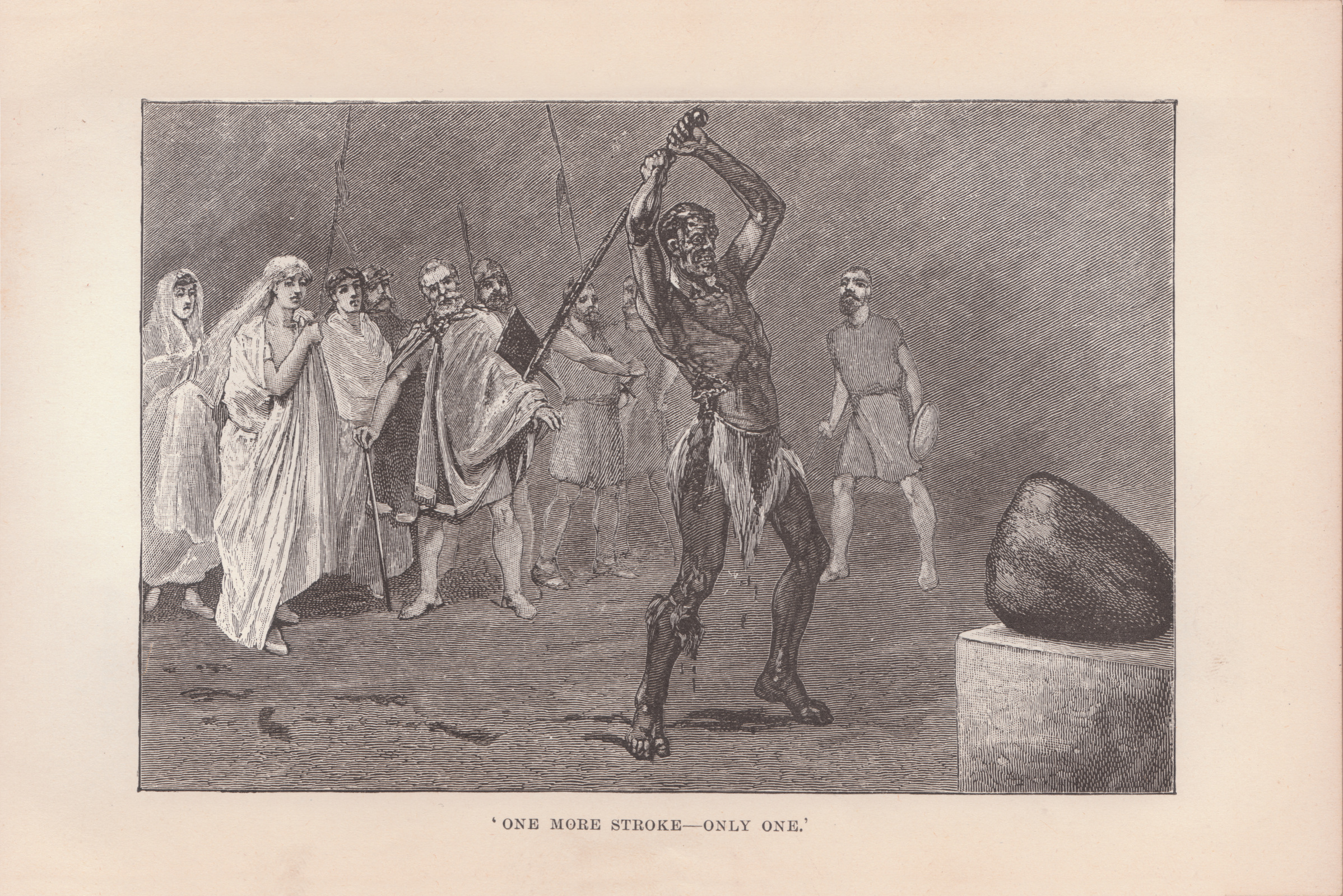 'One more stroke— only one'