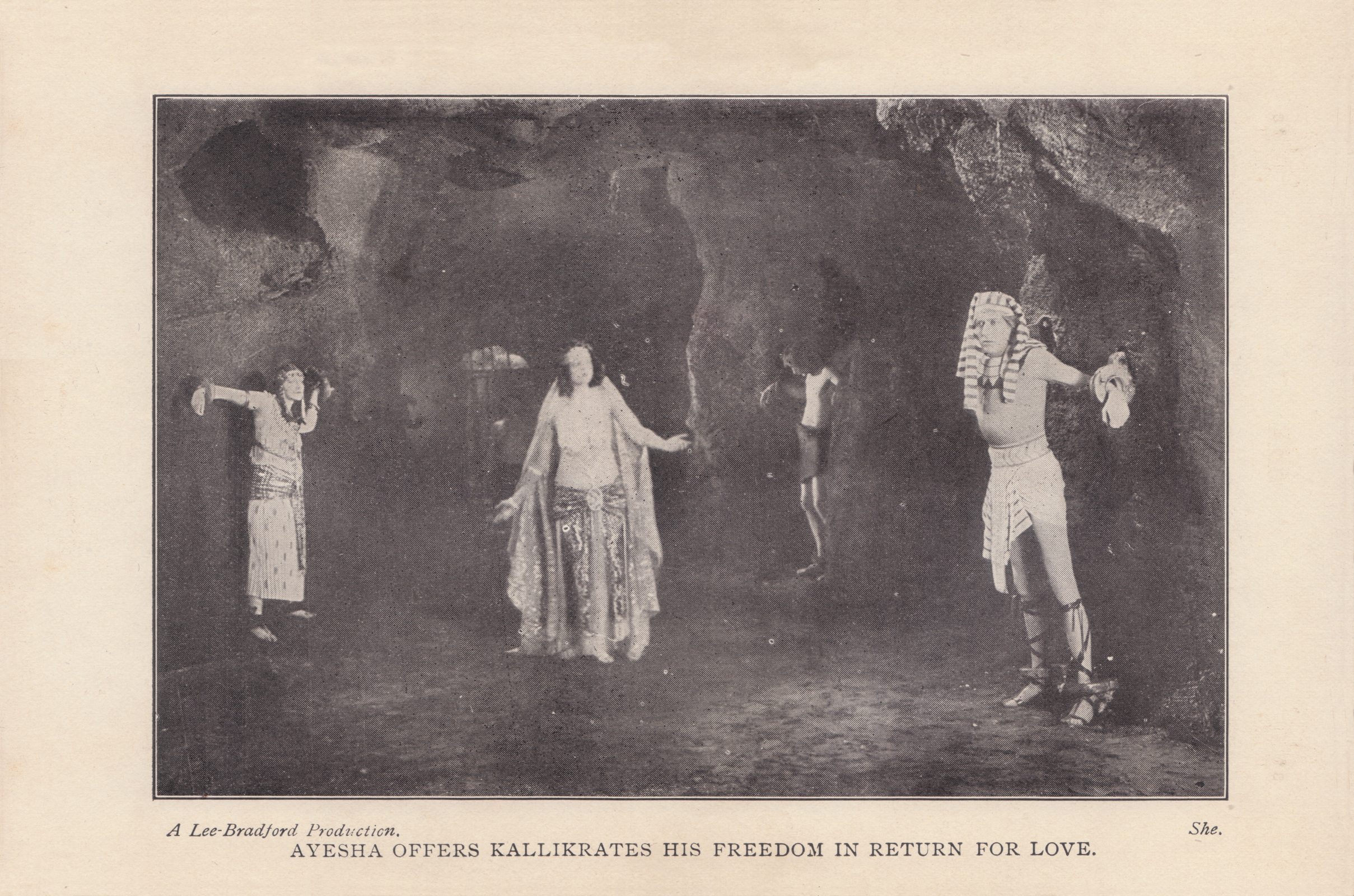 Ayesha offers Kallikrates his freedom in return for love. Ayeshaoffers88