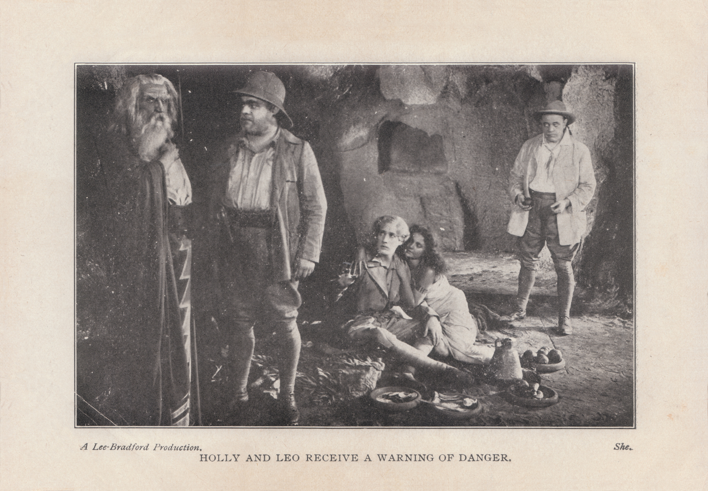 Holly and Leo receive a warning of danger. Hollyand168