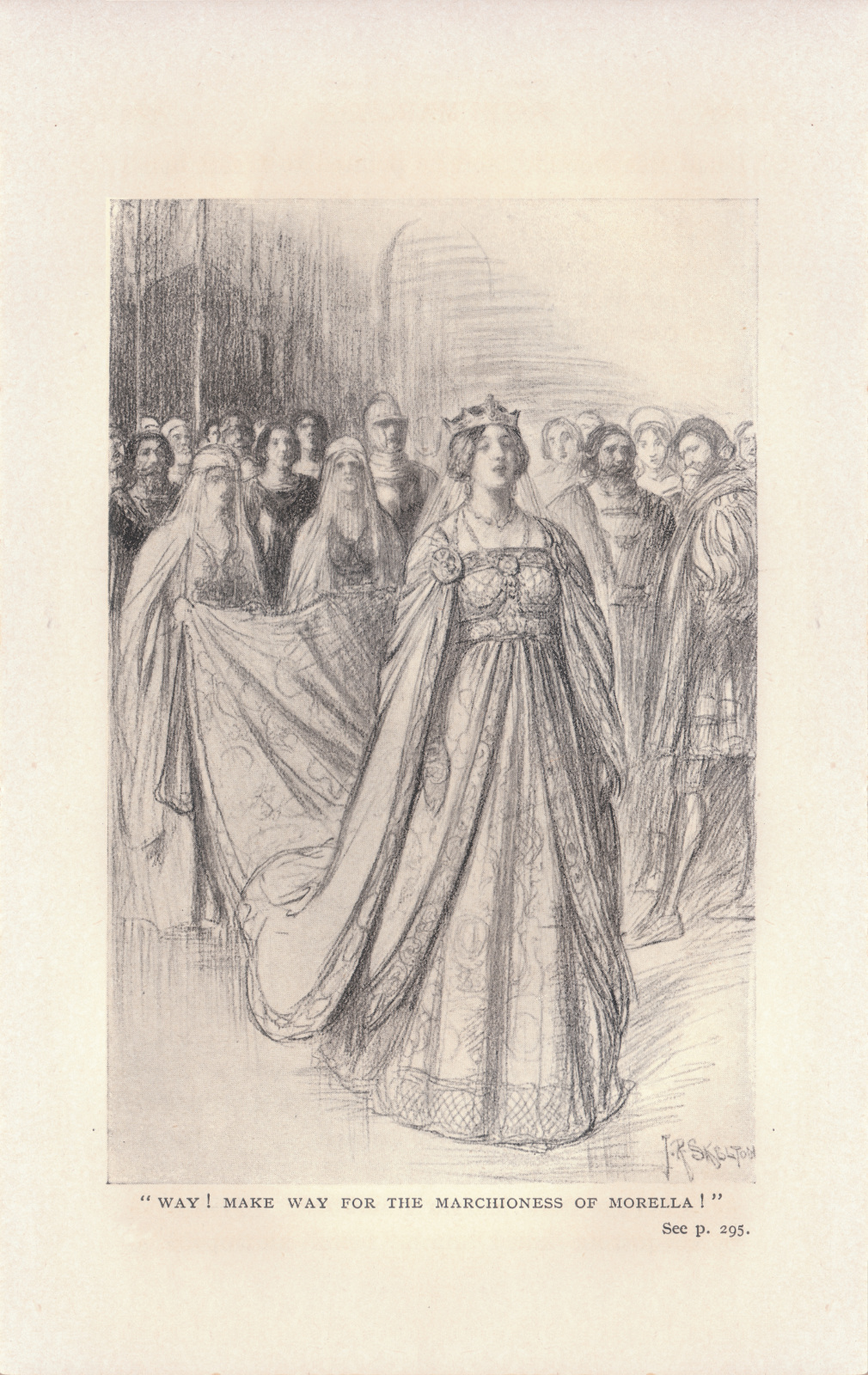 'Way! Make way for the Marchioness of Morella!'