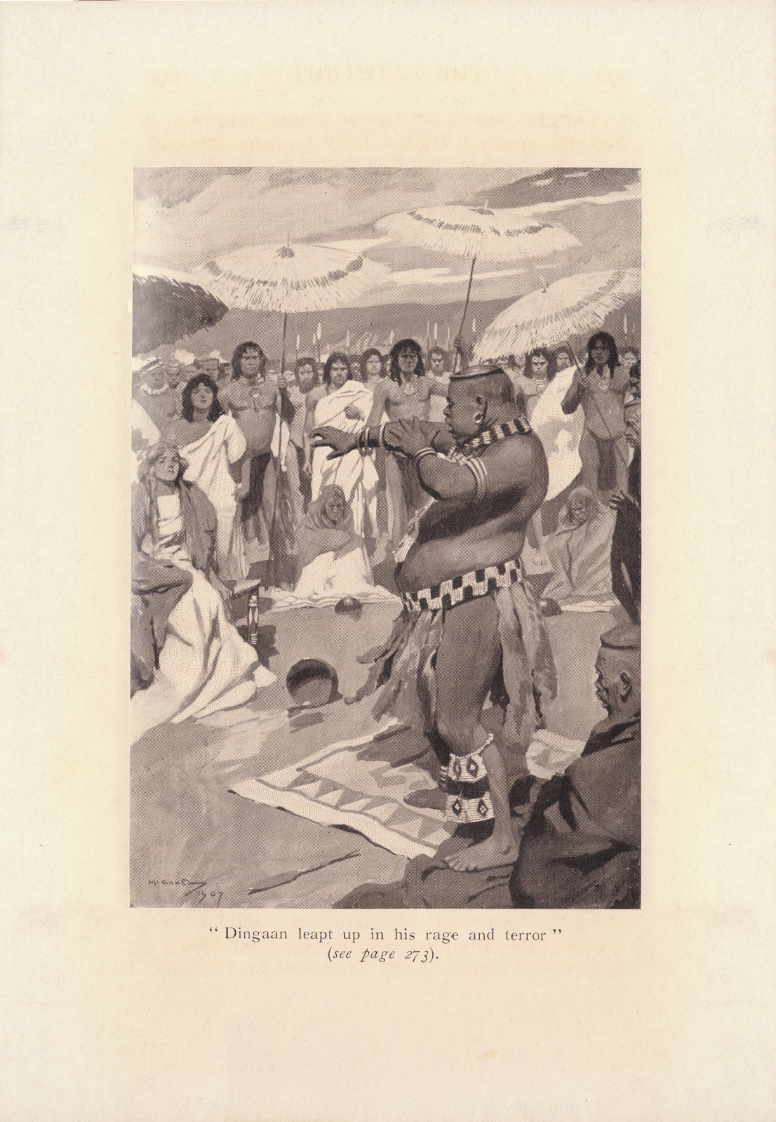 Dingaan leapt up in his rage and terror. Dingaanleapt272