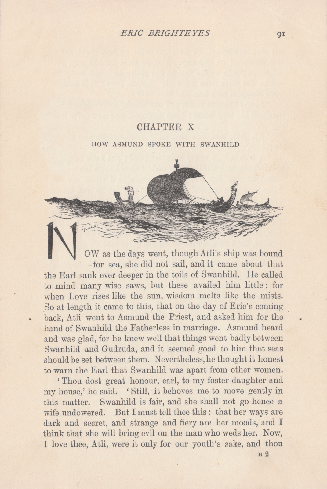 How Asmund spoke with Swanhild