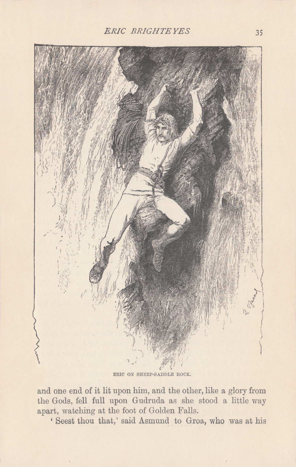 Eric on sheep-saddle rock