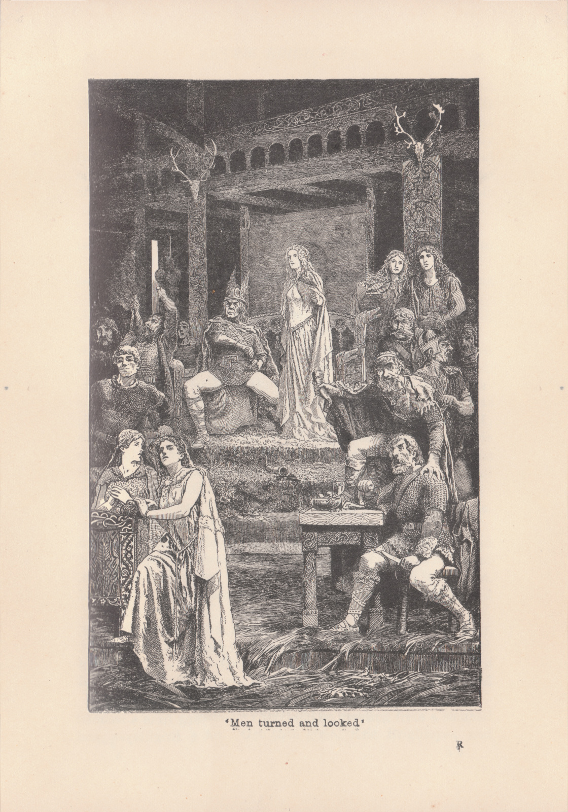 Men turned and looked