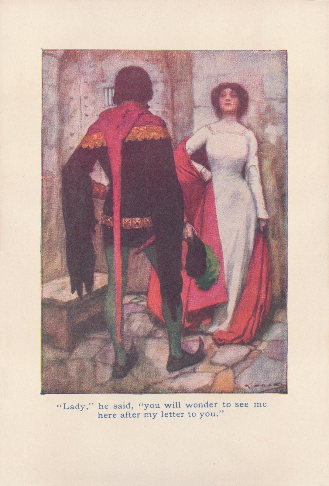 'Lady' he said, 'you will wonder to see me here after my letter to you.' Ladyhedoubledayfrontispiece