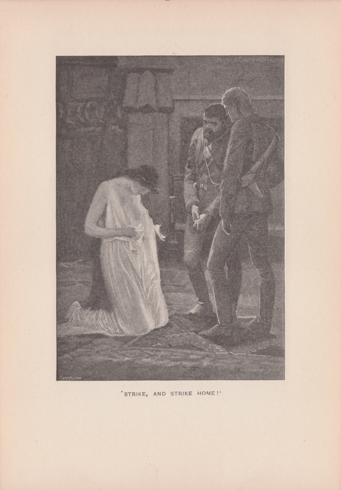 'Strike, and strike home!'