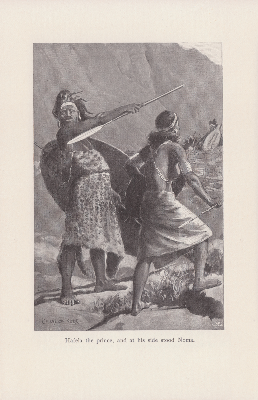 Hafela the prince, and at his side stood Noma. Hafelathe259