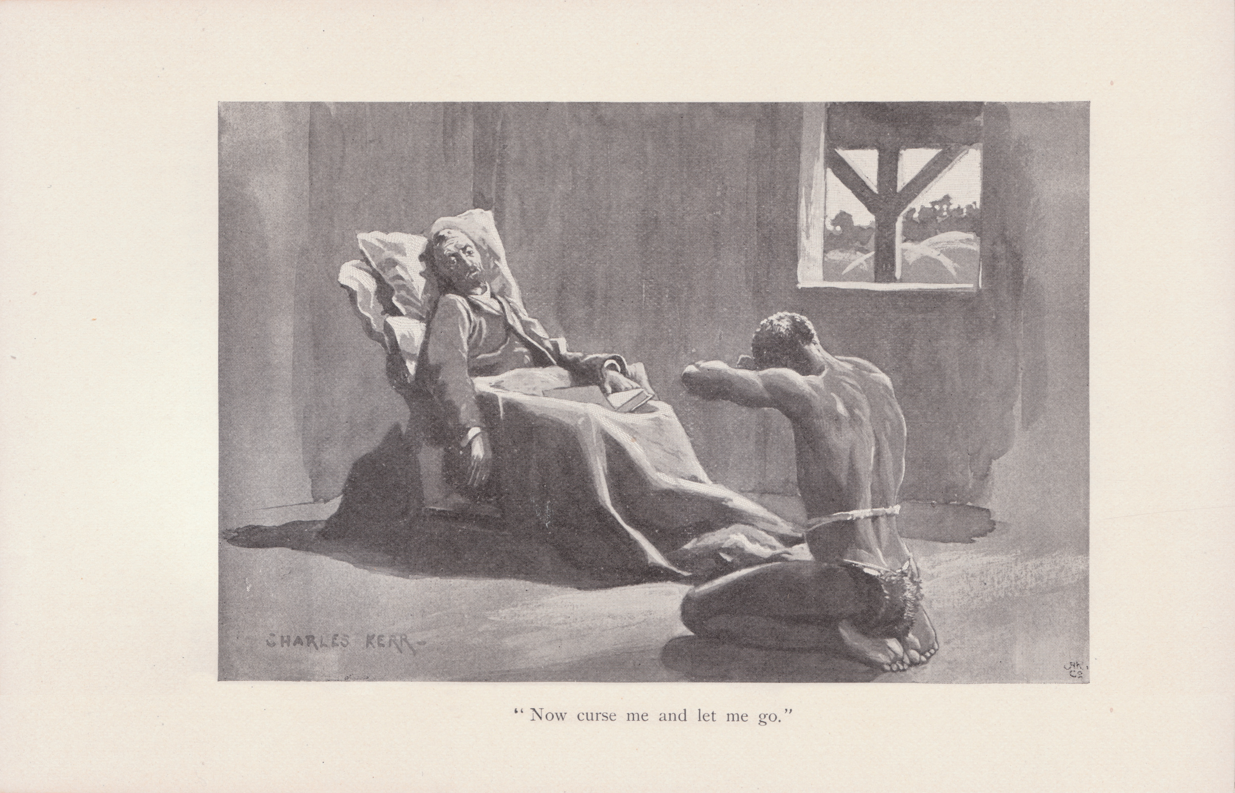 'Now curse me and let me go.'