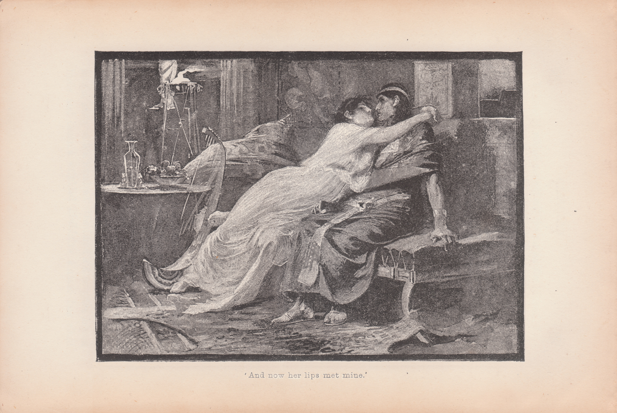 And now her lips met mine.