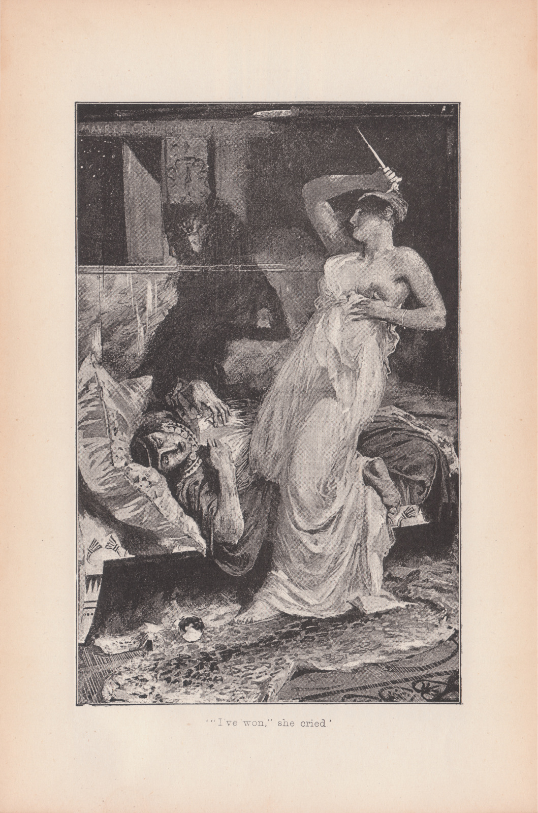 'I've won,' she cried