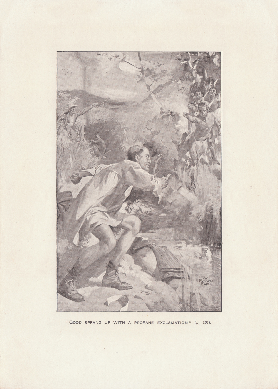 Good sprang up with a profane exclamation