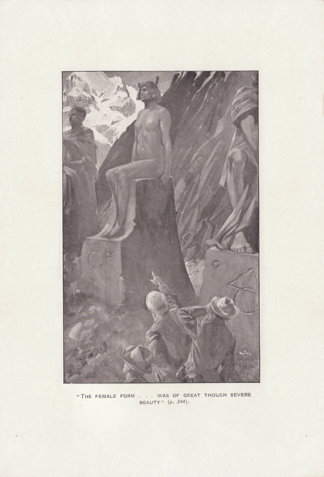 The female form… was of great though severe beauty